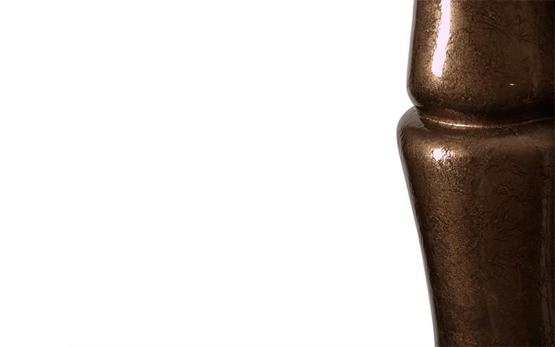 HAIKU | Copper Round Mirror by BRABBU